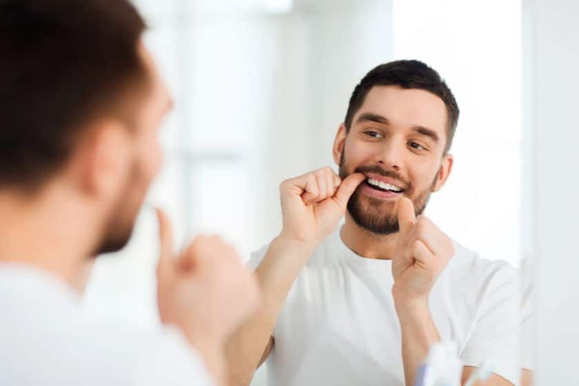 Flossing Dental Health